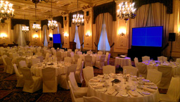 Fort Garry Hotel Provencher Ballroom Dual Projection Screens & Sound System